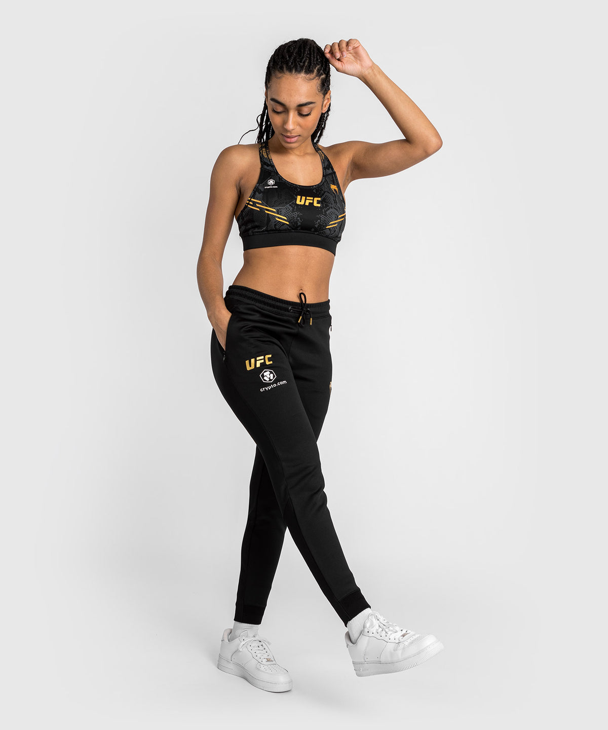 UFC Adrenaline by Venum Authentic Fight Night Walkout-Hose für Frauen Women’s Walkout Pant  - Champion