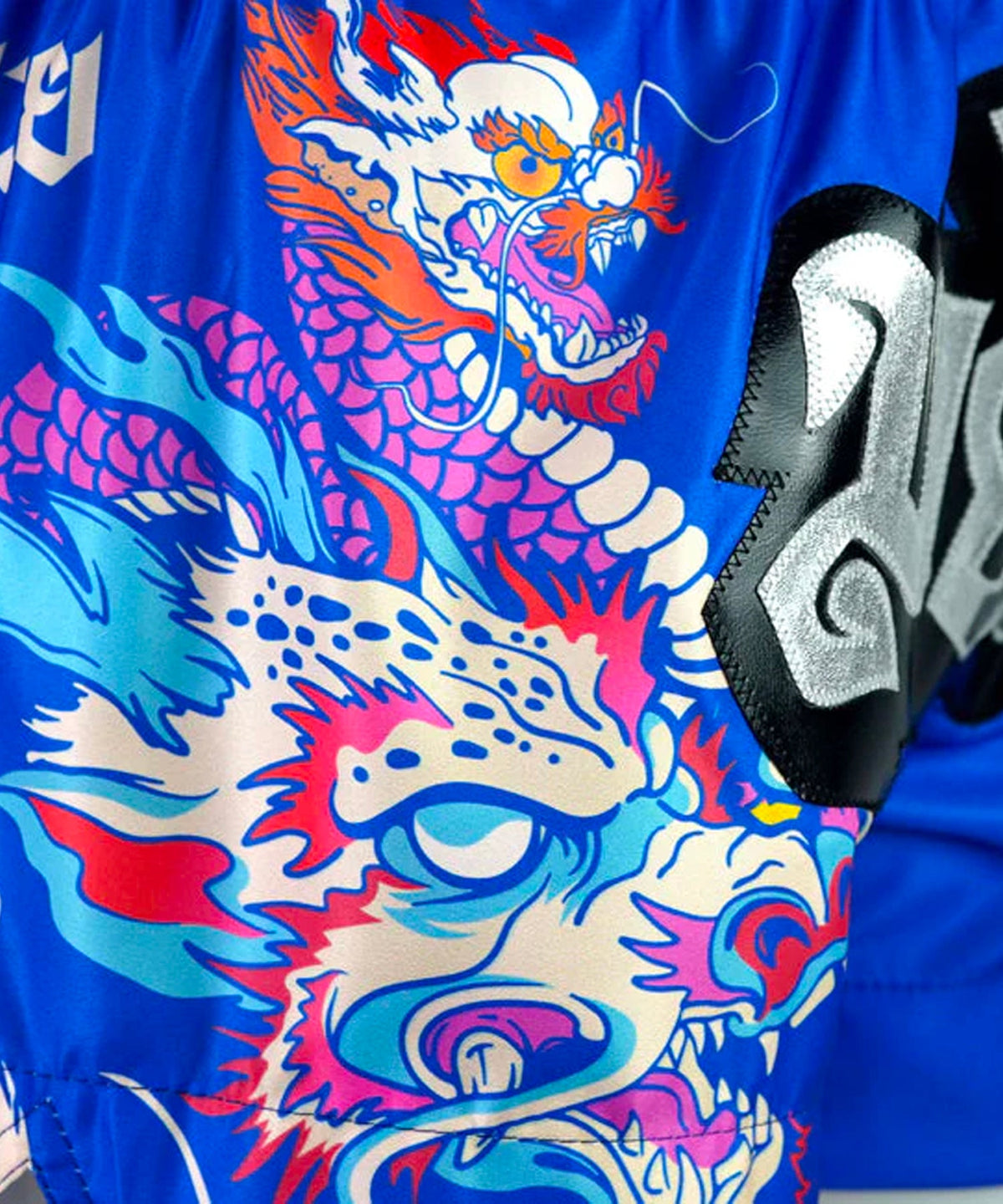 Tuff Dragonforce Pantalones de Muay Thai - Azul