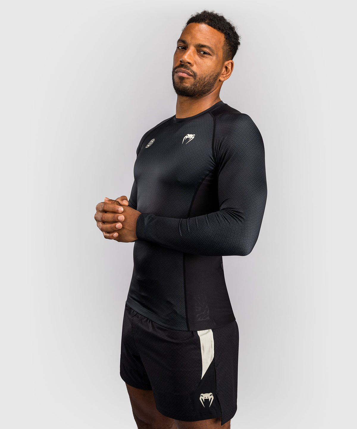 Venum x Roger Gracie Academy Rashguard Manga Larga - Negro