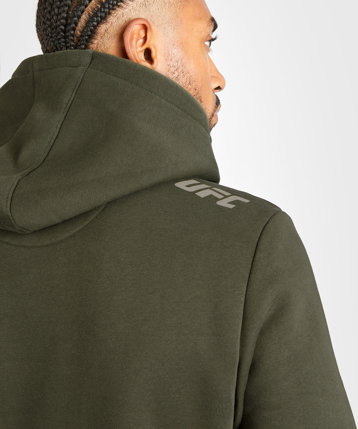 UFC Adrenaline by Venum Fight Week Felpa con cappuccio da Uomo - Khaki