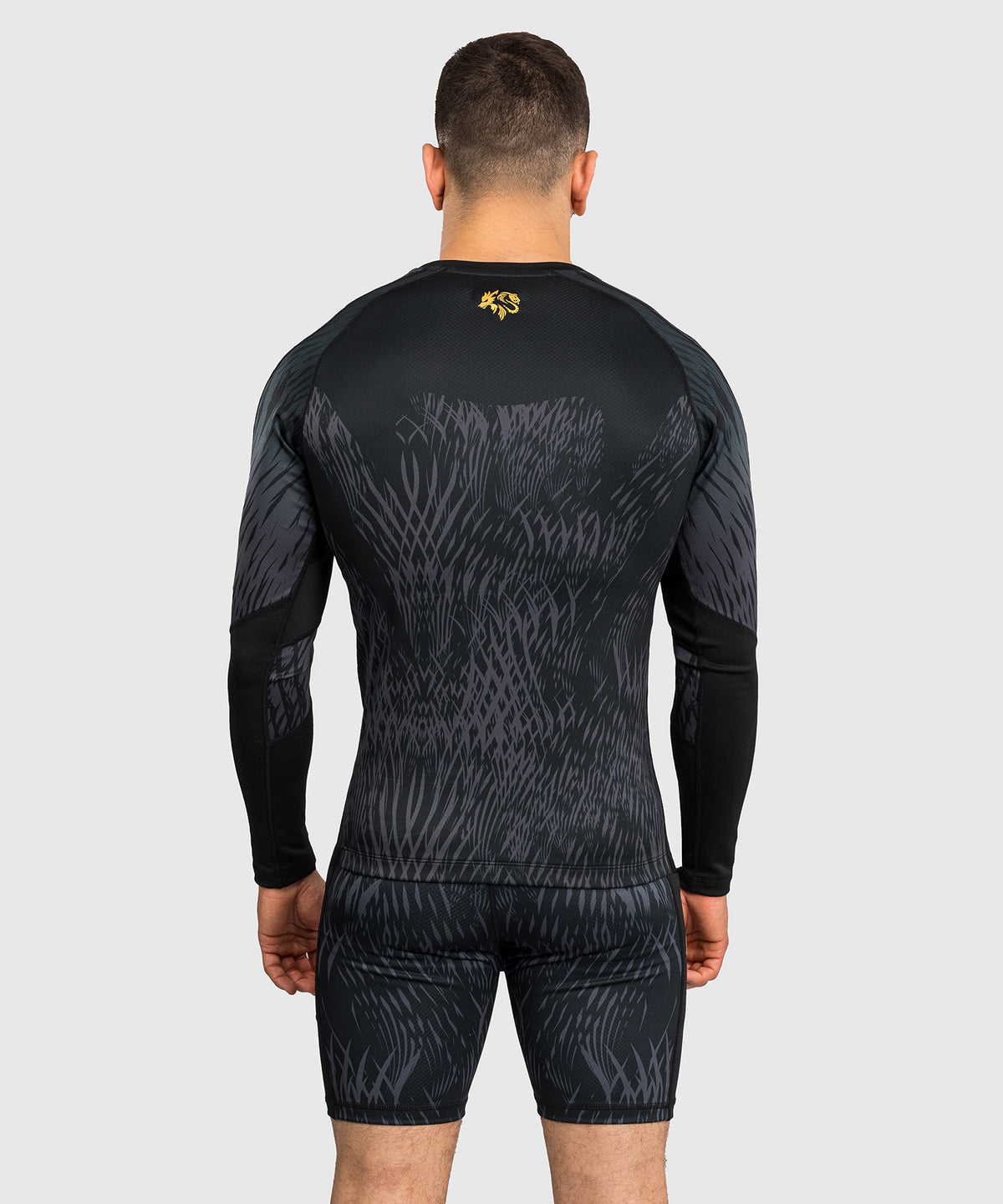Rashguard à manches longues Venum x Chimaev - Noir/Gris