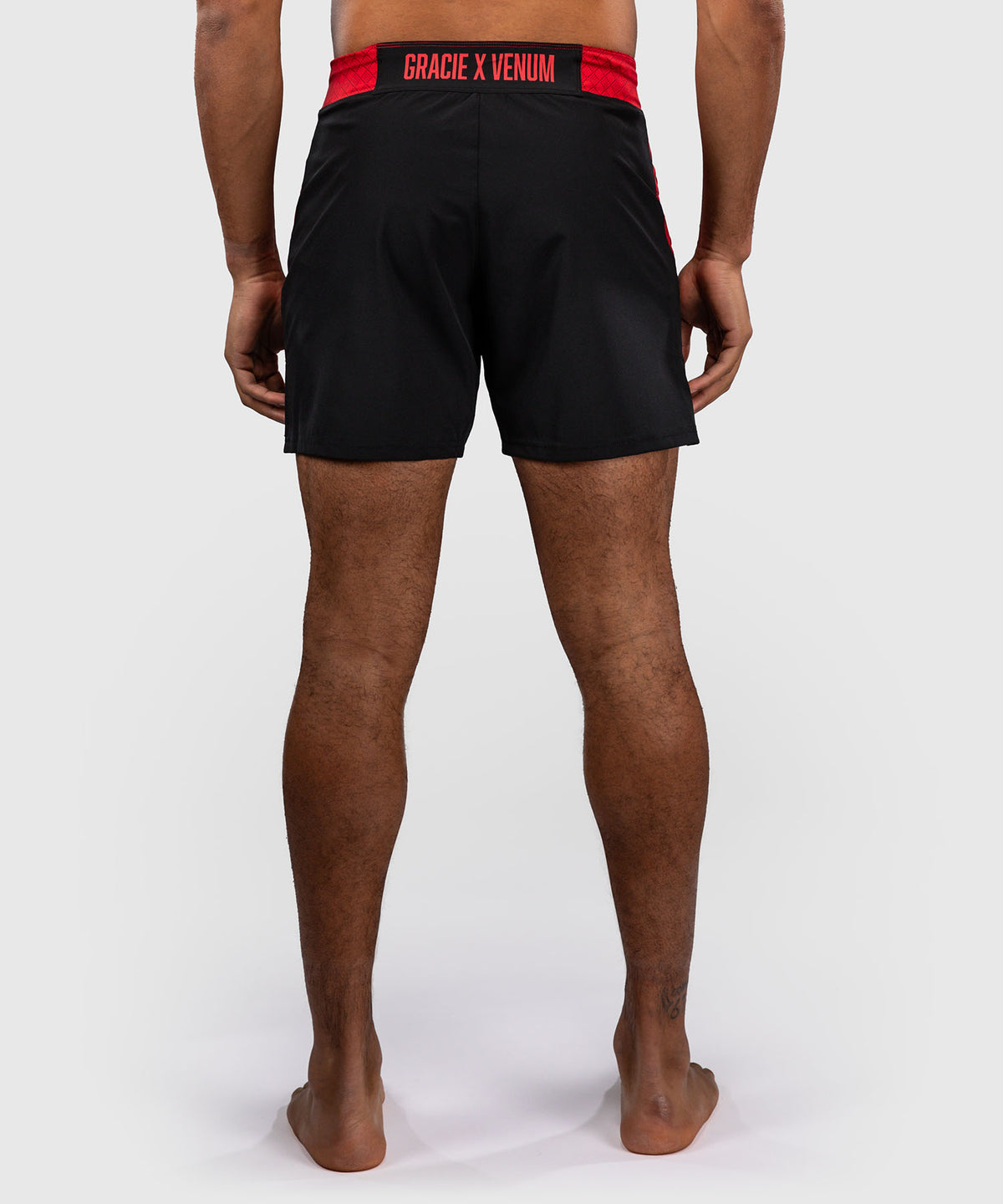 Venum x Roger Gracie Signature Short de Combate - Negro/Rojo