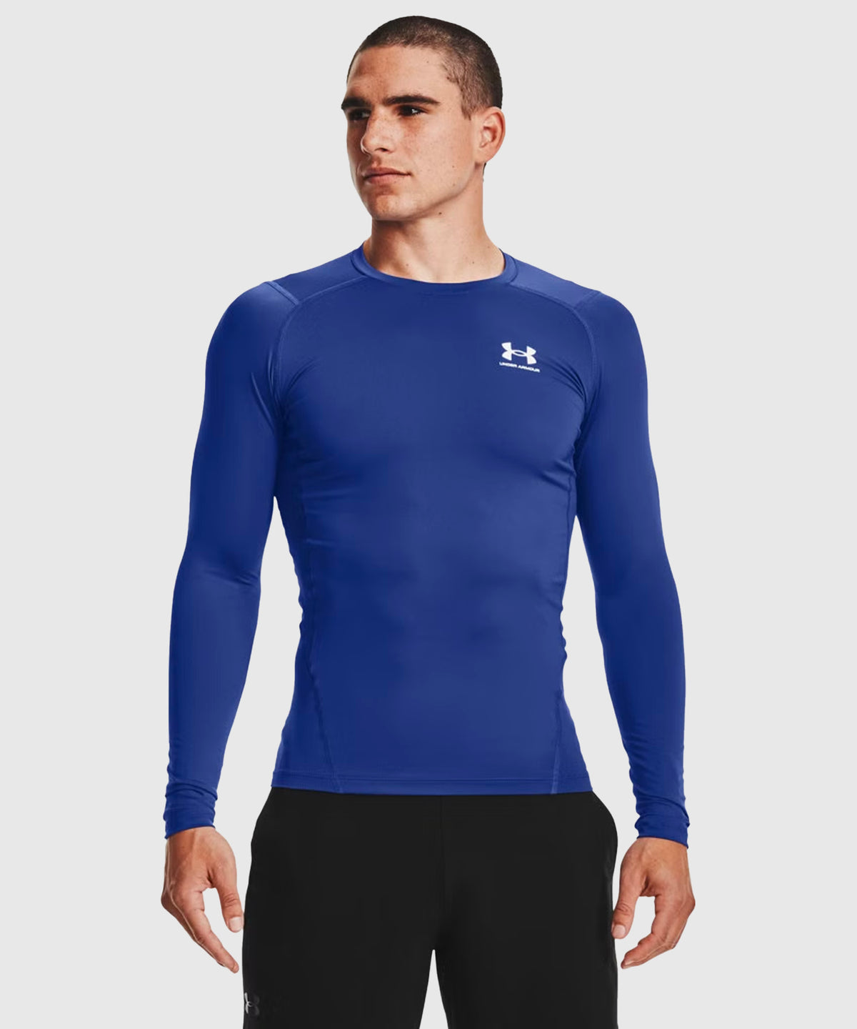 Under Armour Heatgear® T-Shirt a Maniche Lunghe – Blu
