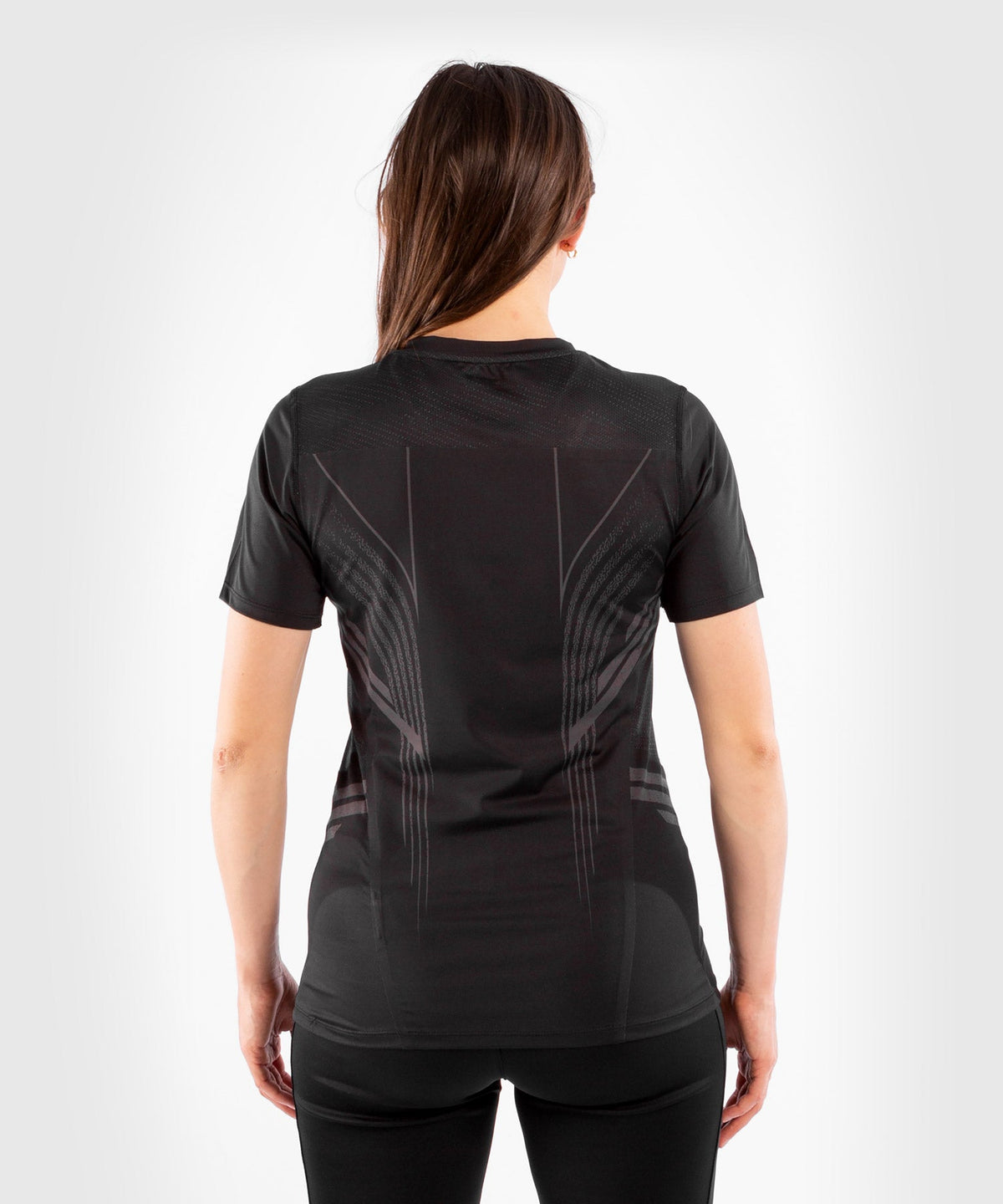 Venum Authentic Fight Night Women's UFC Technical T-Shirt - Schwarz