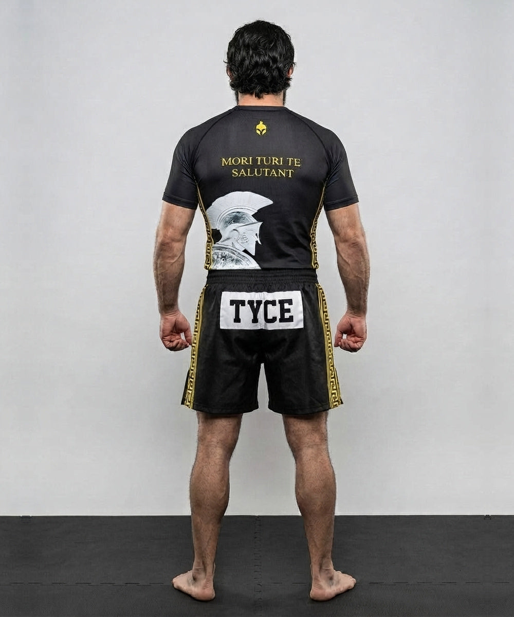 Rashguard TYCE CULTURE OF WAR Léonidas - Noir