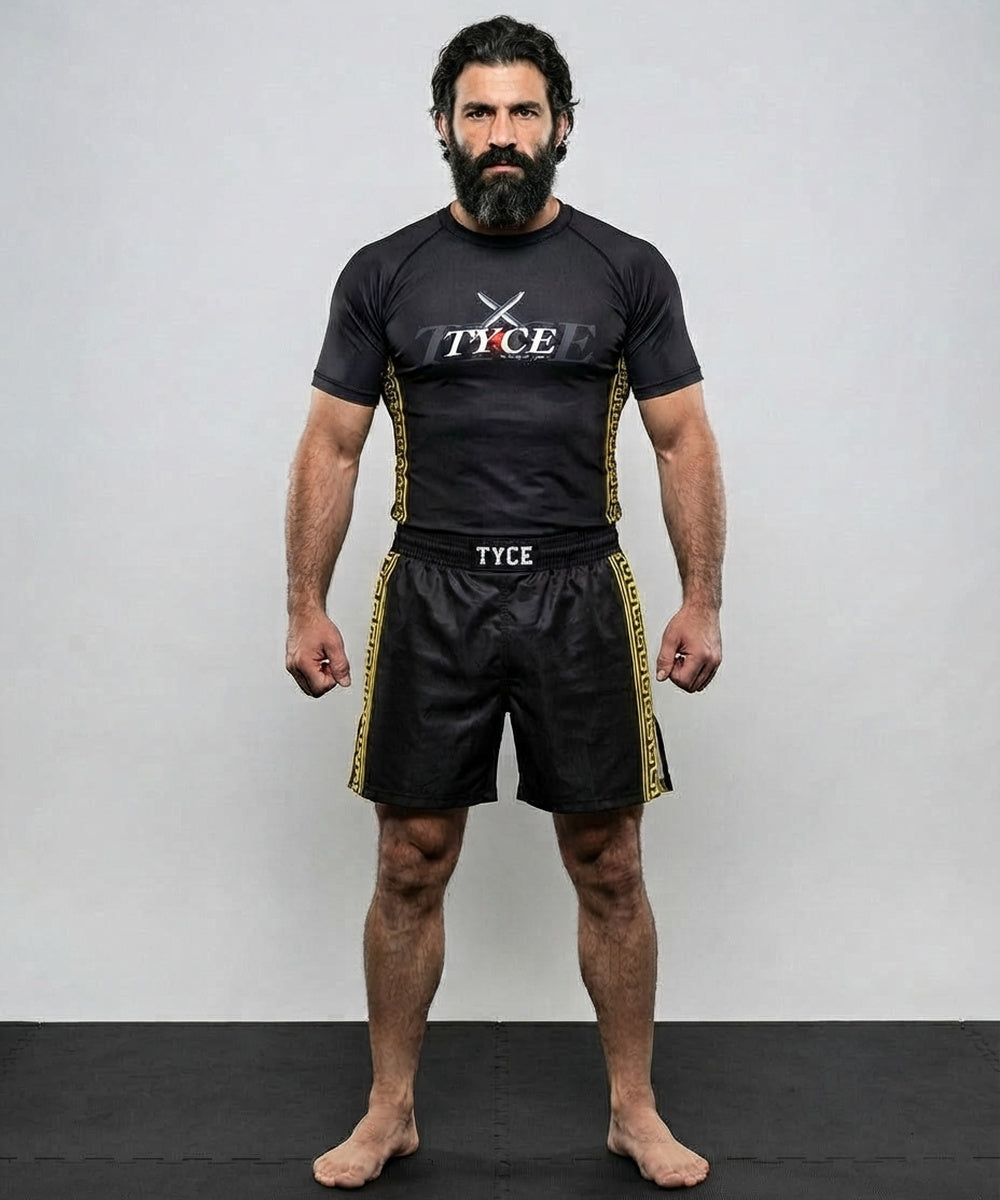 Rashguard TYCE CULTURE OF WAR Léonidas - Noir