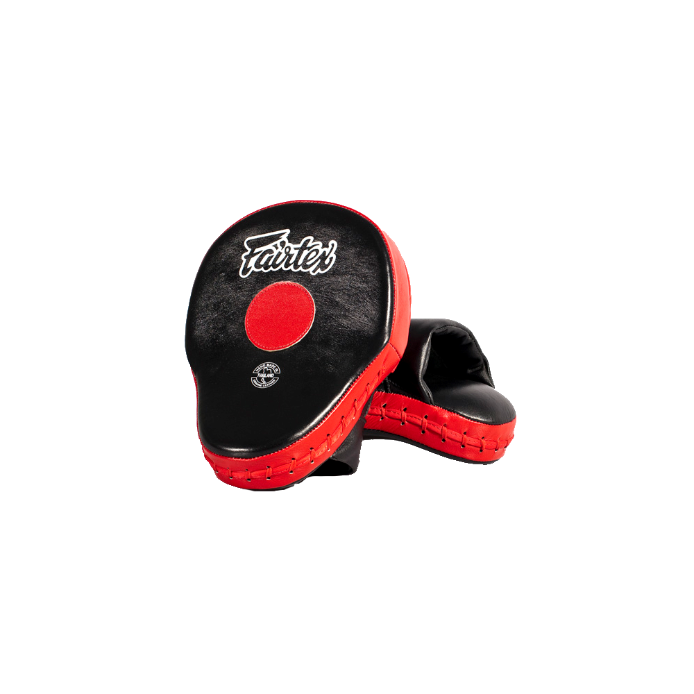 Pattes d'ours Pro courbées Fairtex FMV9 - Black Devil (Noir/Rouge)