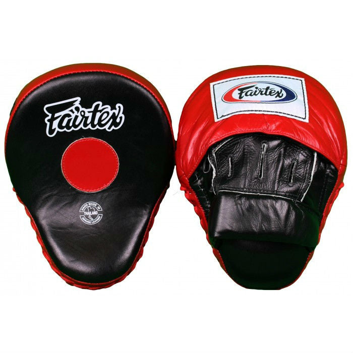 Pattes d'ours Pro courbées Fairtex FMV9 - Black Devil (Noir/Rouge)